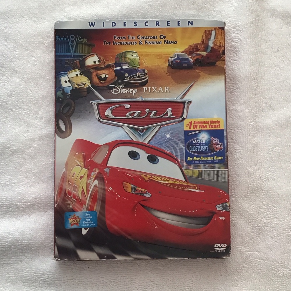 Disney Cars DVD - Red and Blue